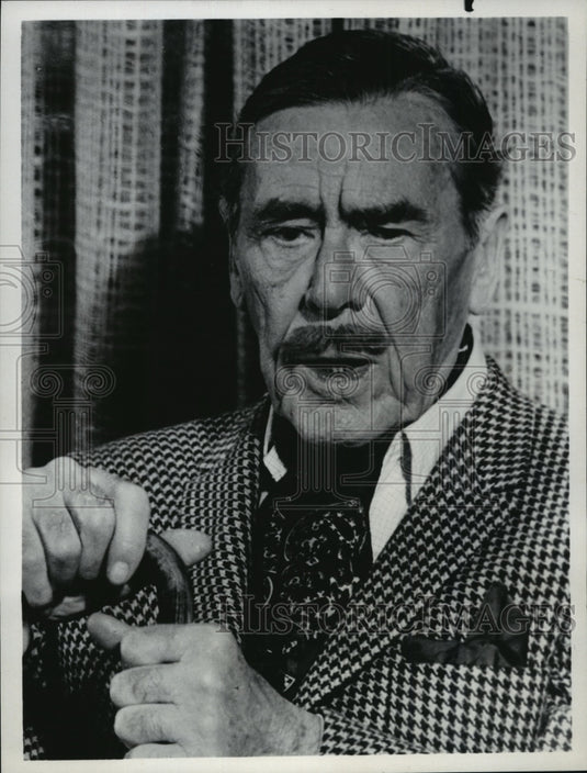 1970 Press Photo Leo G. Carroll in "Little Dog, Gone" - mjx04489-Historic Images