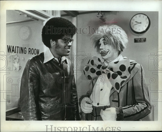 1971 Press Photo Actor and comedian, Milton Berle with Clarence Williams III-Historic Images