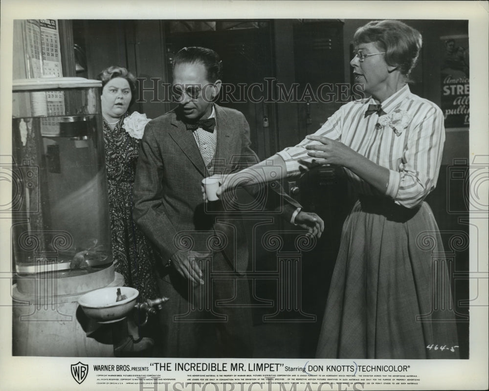 1964 Press Photo Don Knotts in "The Incredible Mr. Limpet." - mjx04871-Historic Images