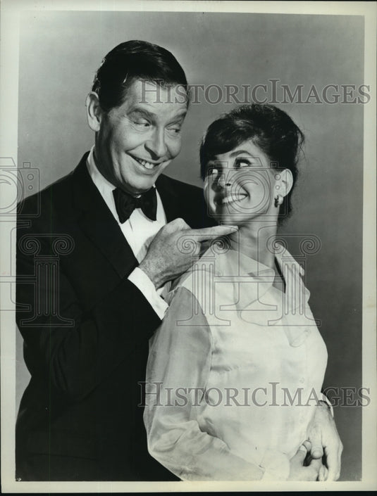 1967 Press Photo Milton Berle and Donna Loren in "The Milton Berle Show"-Historic Images