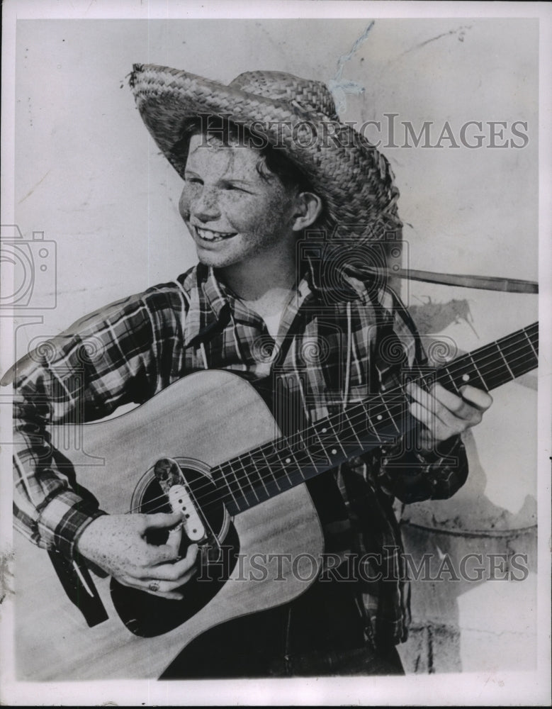 1952 Press Photo Singer Jimmy Boyd - mjx05277-Historic Images