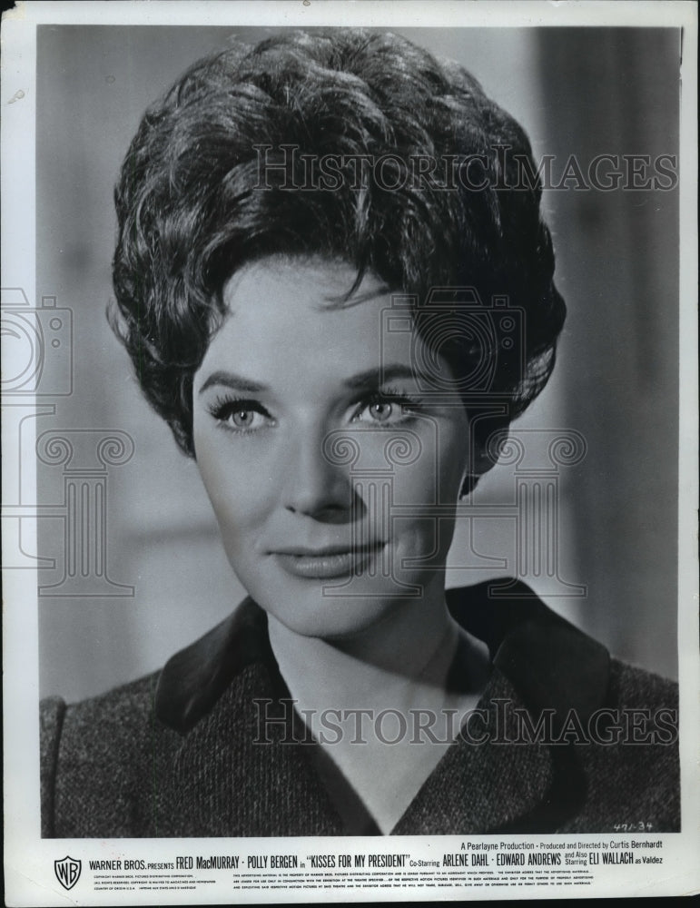 1964 Press Photo Polly Bergen - mjx05550-Historic Images