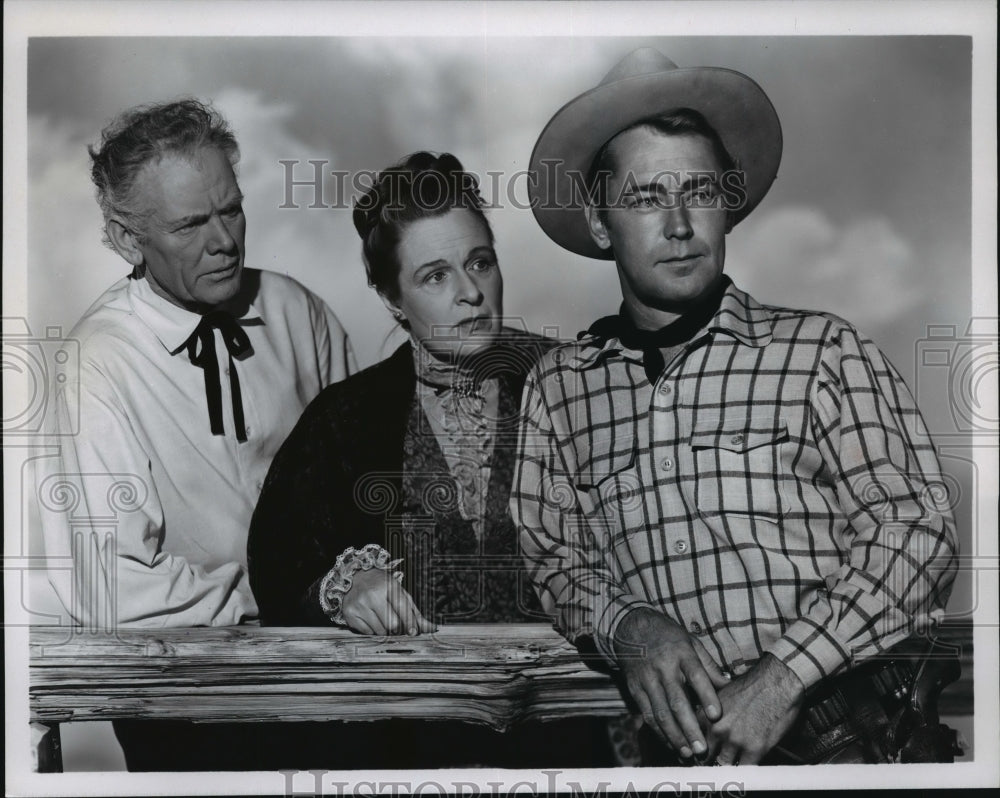 Press Photo Cast of "Branded" color presentation of The CBS Friday Night Movie-Historic Images