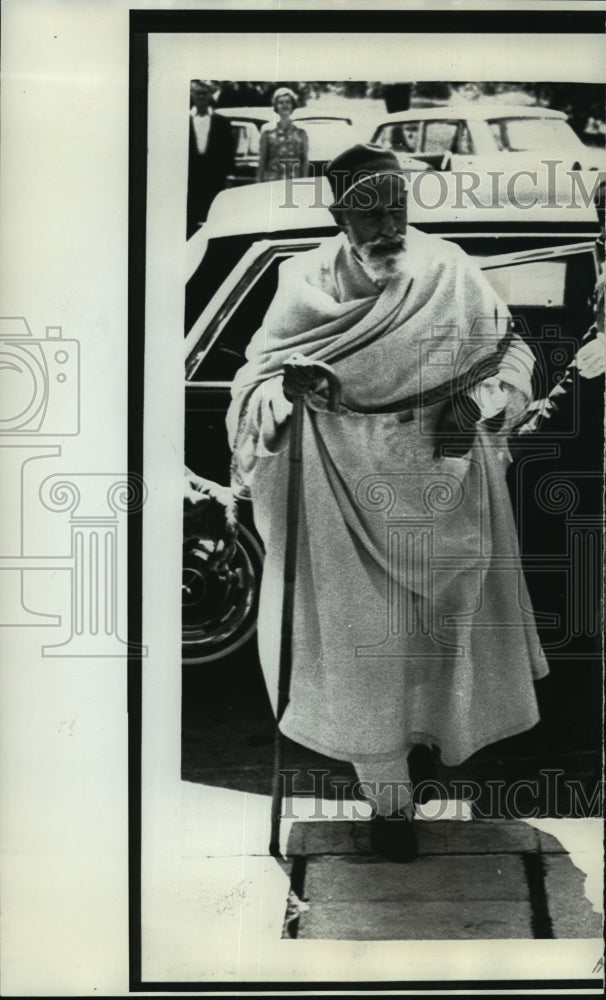 1971 Press Photo Former King Idriss sentenced to death by Libyan People's Court- Historic Images