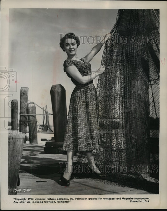 1953 Press Photo Marcia Anderson, Actress in Thunder Bay - mjx06088-Historic Images