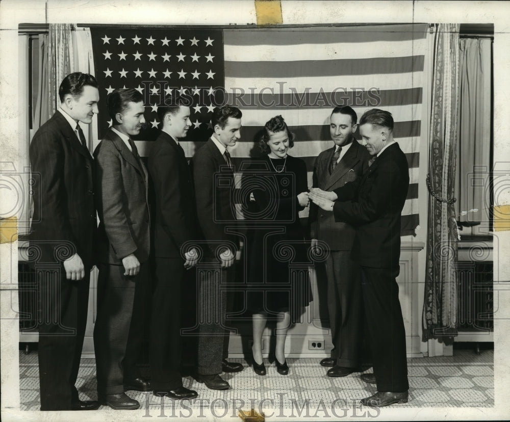 1941 Press Photo G. Furman, R. Petrie, H. Smith Jr, E. Trummer, A. Tack, E. Frei-Historic Images