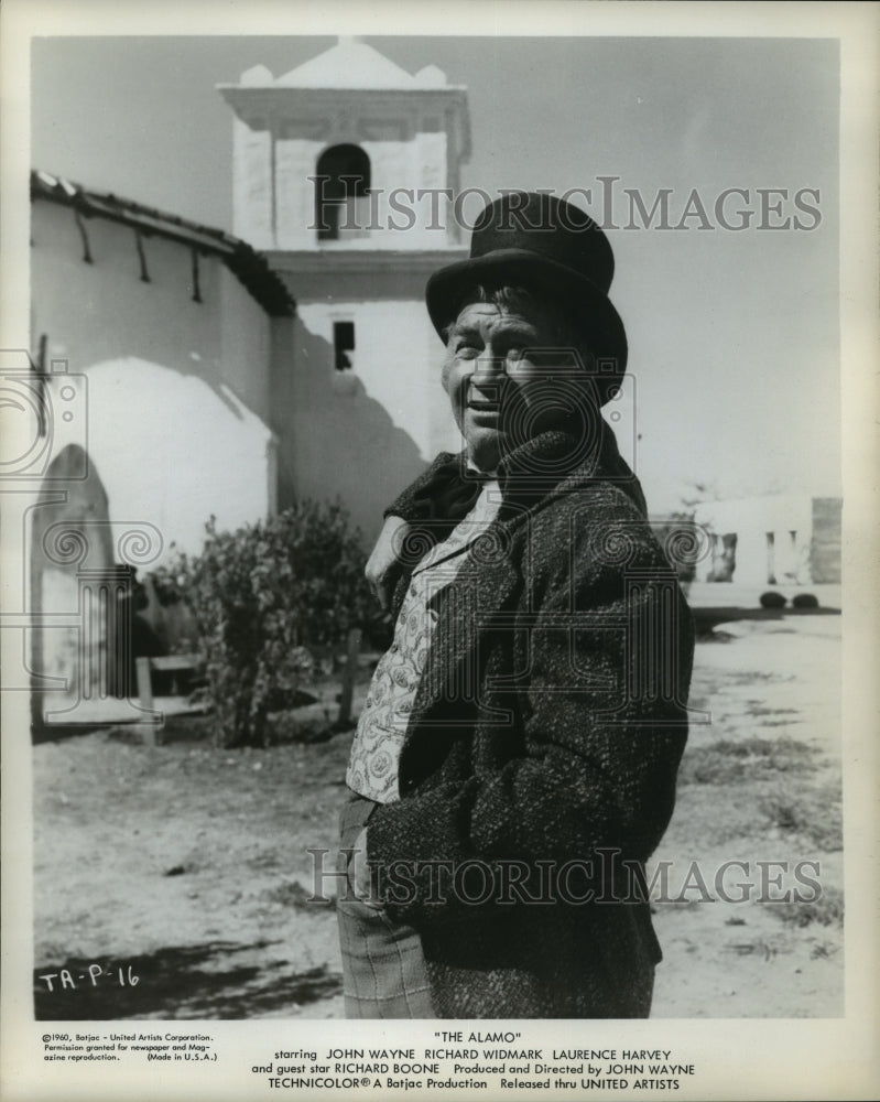 1961 Press Photo Chill Urills, nominated for Best Supporting Actor in The Alamo-Historic Images