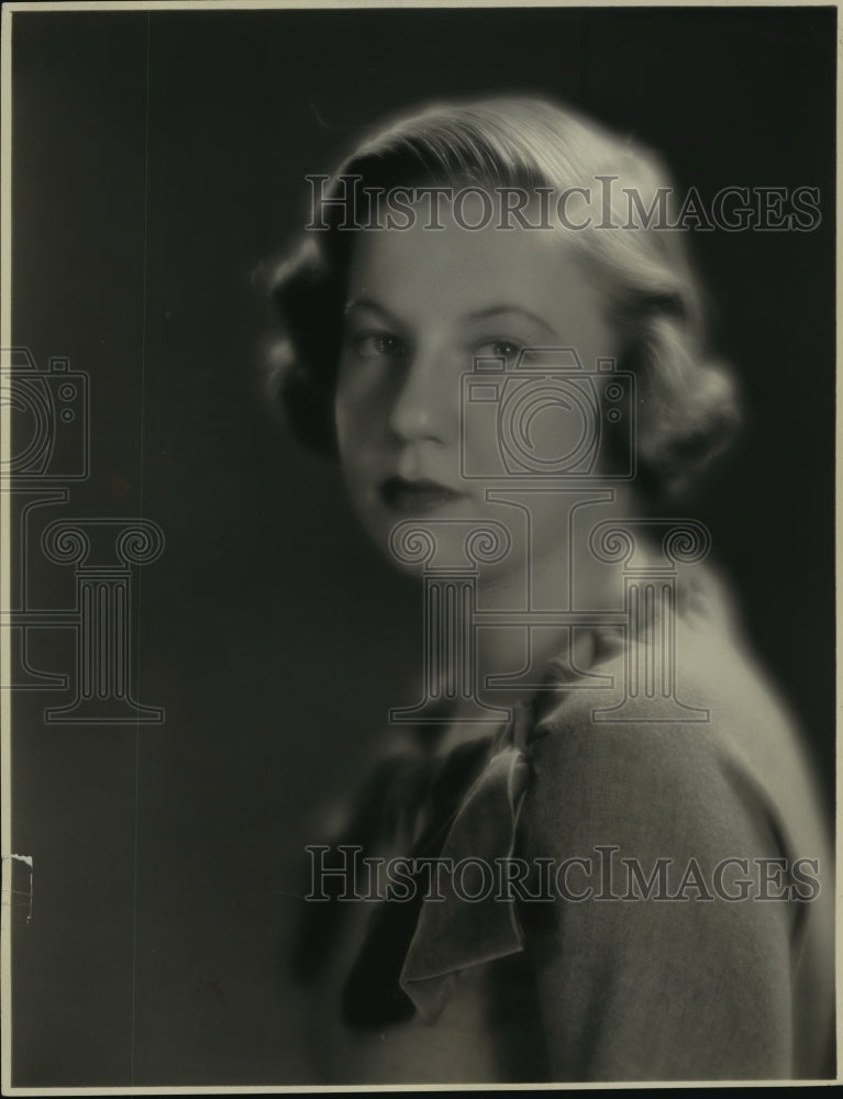 1934 Press Photo Manis Wannig, now Mrs. James Russell Duncan - mjx09994-Historic Images