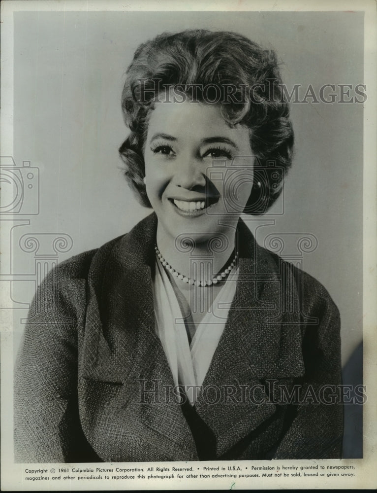 1961 Press Photo Movie actress Jeff Donnell died in Hollywood from heart attack- Historic Images