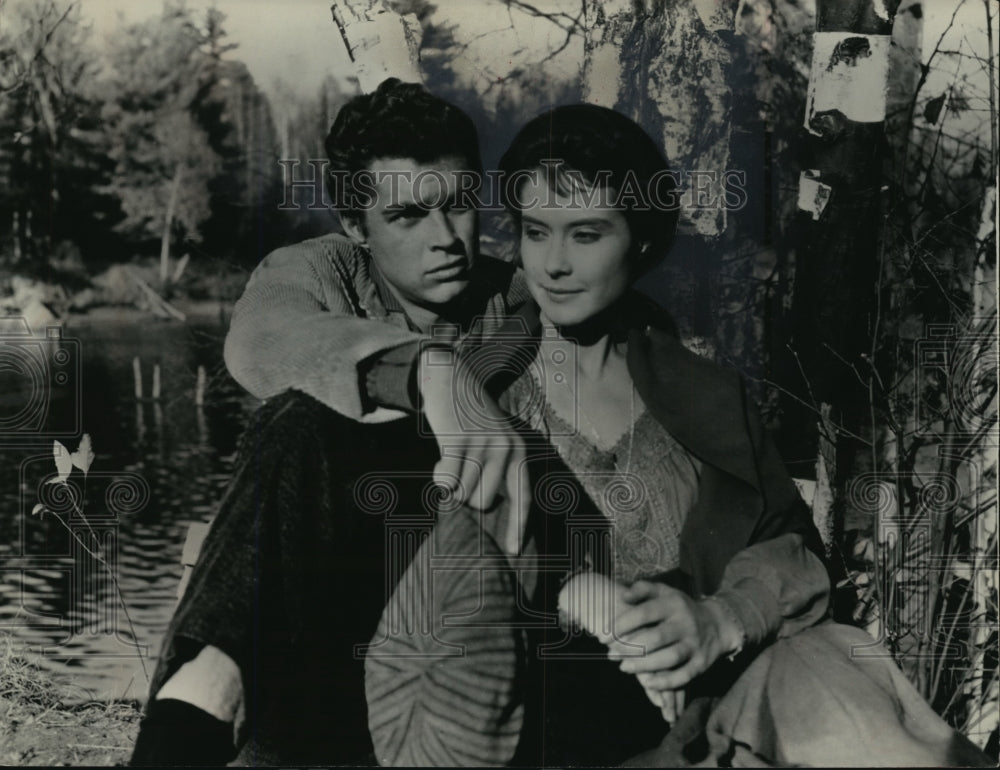 1962 Press Photo Richard Beymer & Diane Baker in Adventures of a Young Man - Historic Images