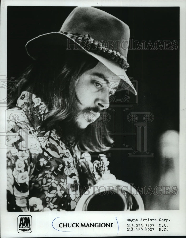 1979 Press Photo A&amp;M Recording artist Chuck Mangione - mjx12344 - Historic Images