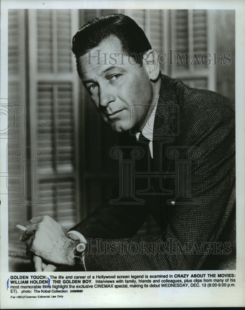 Press Photo Crazy About The Movies: William Holden: The Golden Boy - mjx12650-Historic Images