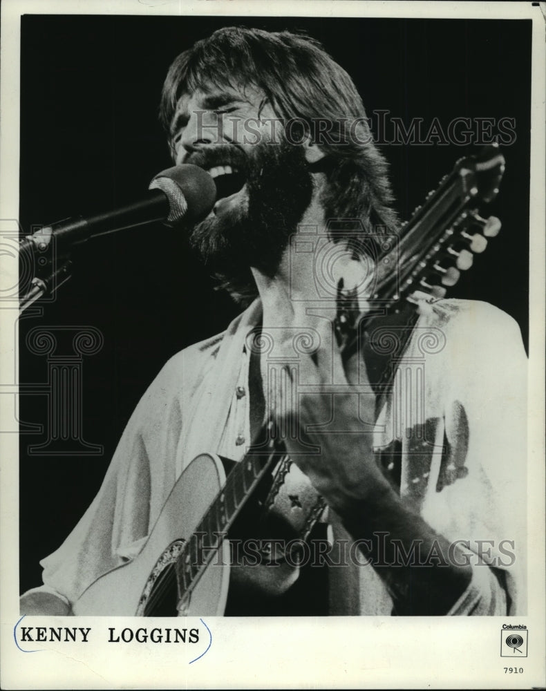 1980 Press Photo Recording artist Kenny Loggins - mjx12749- Historic Images