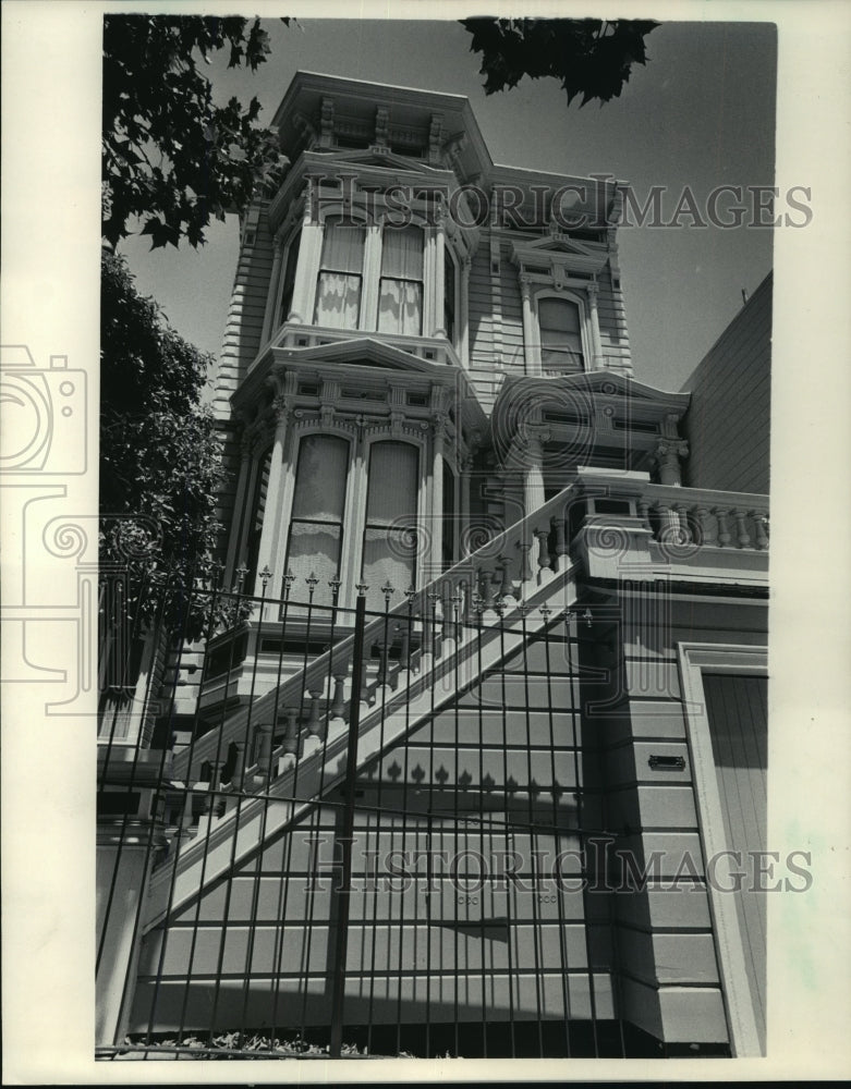 1985 Press Photo Reutlinger&#39;s house in San Francisco, California - mjx14930 - Historic Images