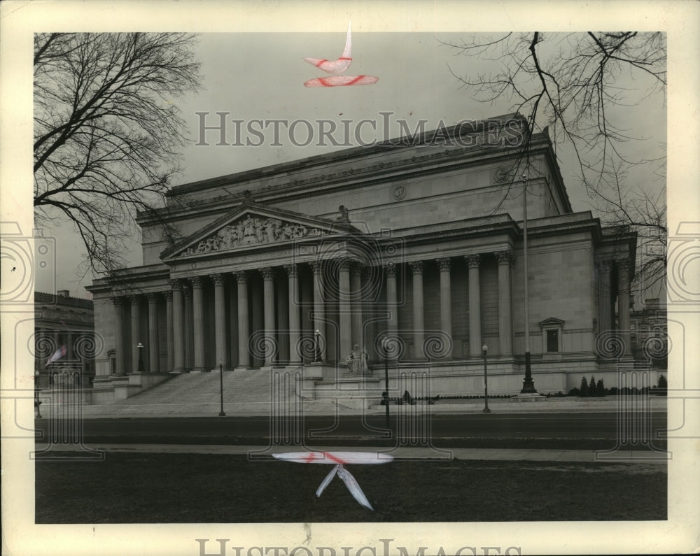 1974 Press Photo National Archives Building of Washington-Historic Images