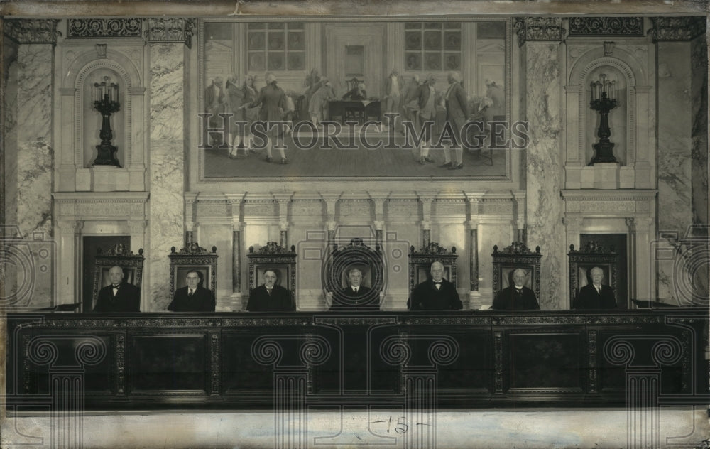 1925 Press Photo Judges at the Supreme Court of Wisconsin in session - mjx15870-Historic Images