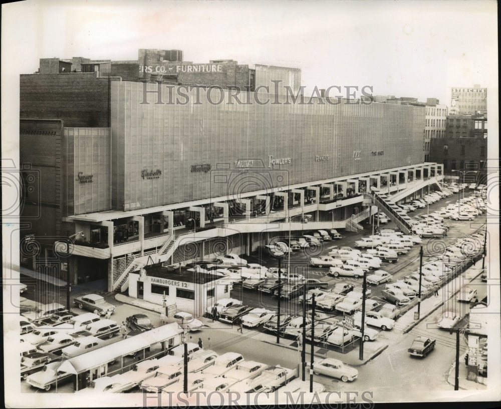 1960 Press Photo Mall Resulted in Downtown Promenade Project in Knoxville, Tenn.-Historic Images