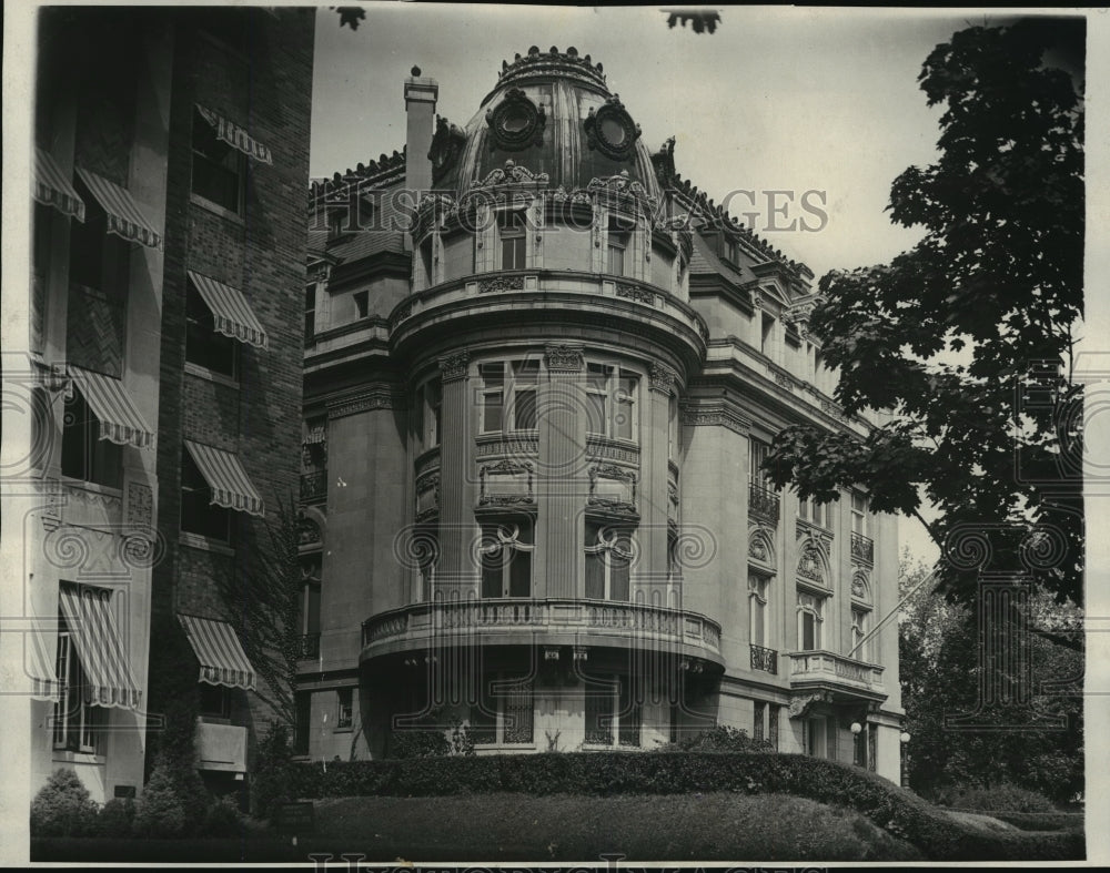 1930 Press Photo French Embassy in Washington, D.C. - mjx16190- Historic Images