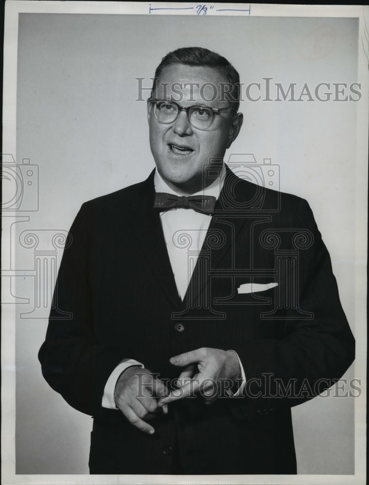 1960 Press Photo Sam Levenson hosts Celebrity Talent Scouts, on CBS.-Historic Images