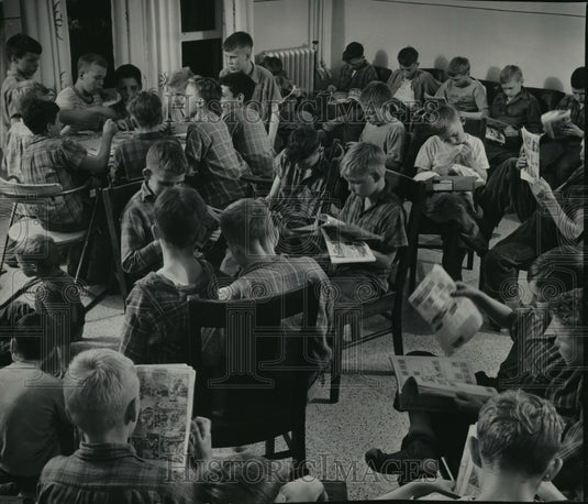 1949 A busy child center in Sparta, Wisconsin-Historic Images