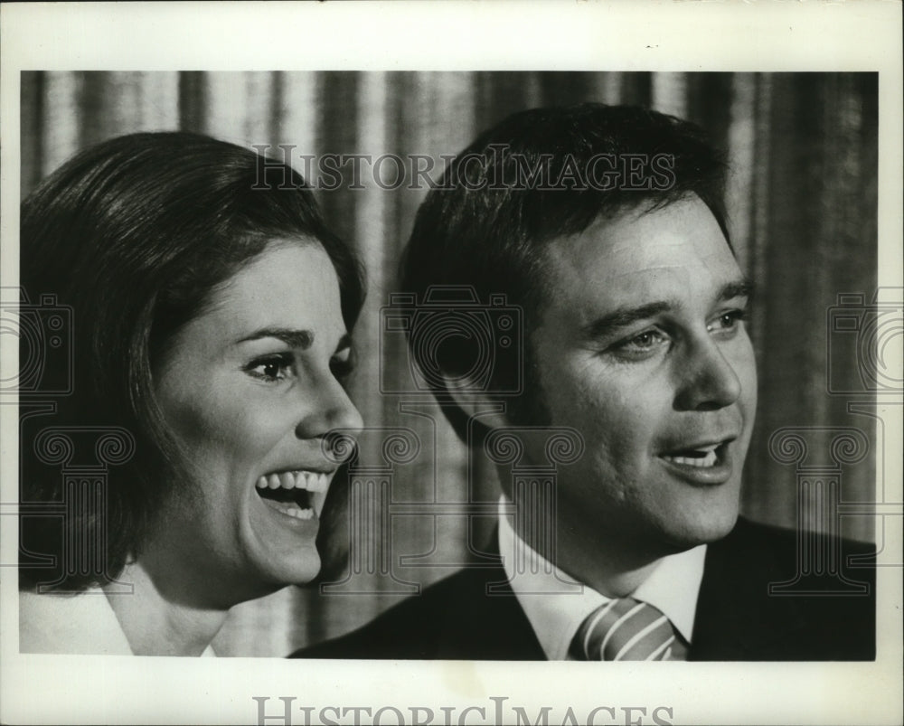 1969 Press Photo Ann Prentiss and Michael Callan in ABC&#39;s &quot;In Name Only&quot;-Historic Images