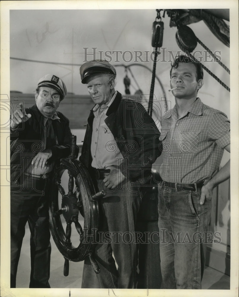 1954 Charles Bickford as landlocked sailor in "The Viking" - Historic Images