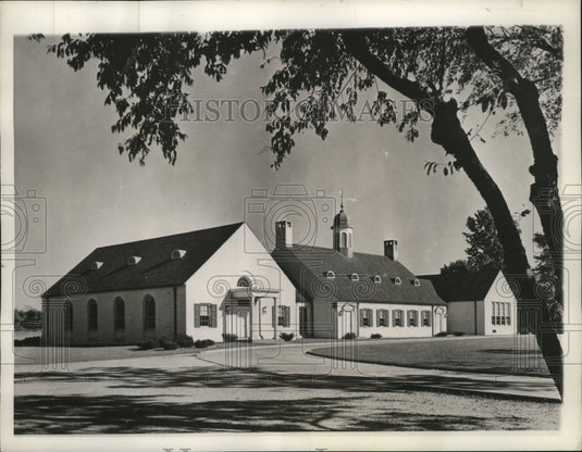 1937 Press Photo Danbury, Connecticut church in architectural design competition-Historic Images