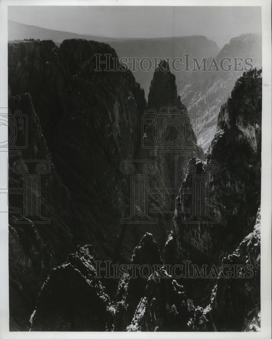 1987 Press Photo Back Canyon of the Gunnison National Monument in Colorado-Historic Images