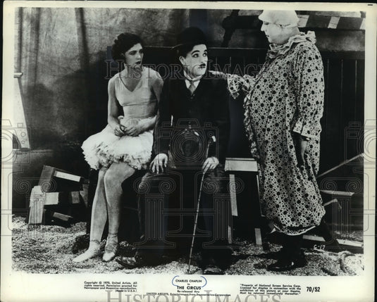 1970 Press Photo Charlie Chaplin in The Circus. - mjx19053-Historic Images