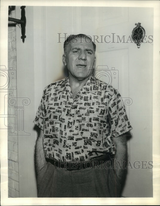 1962 Press Photo William Bendix to be in "We're Holding Your Son" - Historic Images