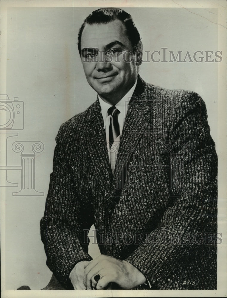 1964 Press Photo Ernest Borgnine, an American film and television actor-Historic Images