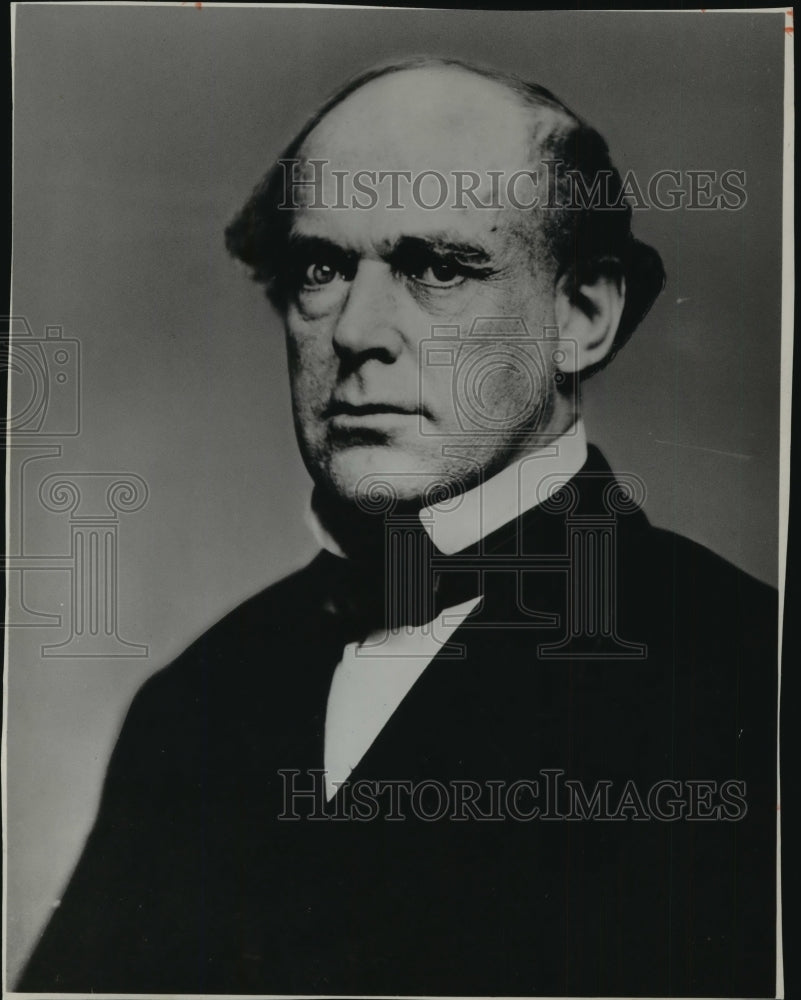 1956 Press Photo Salmon Portland Chase, Portrait of a Man who wore two faces.-Historic Images