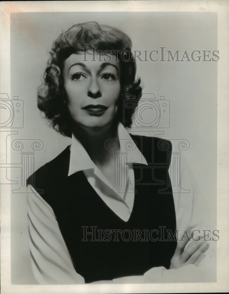 1956 Press Photo Eileen Heckart stars in Anna Santonello. - mjx19952-Historic Images