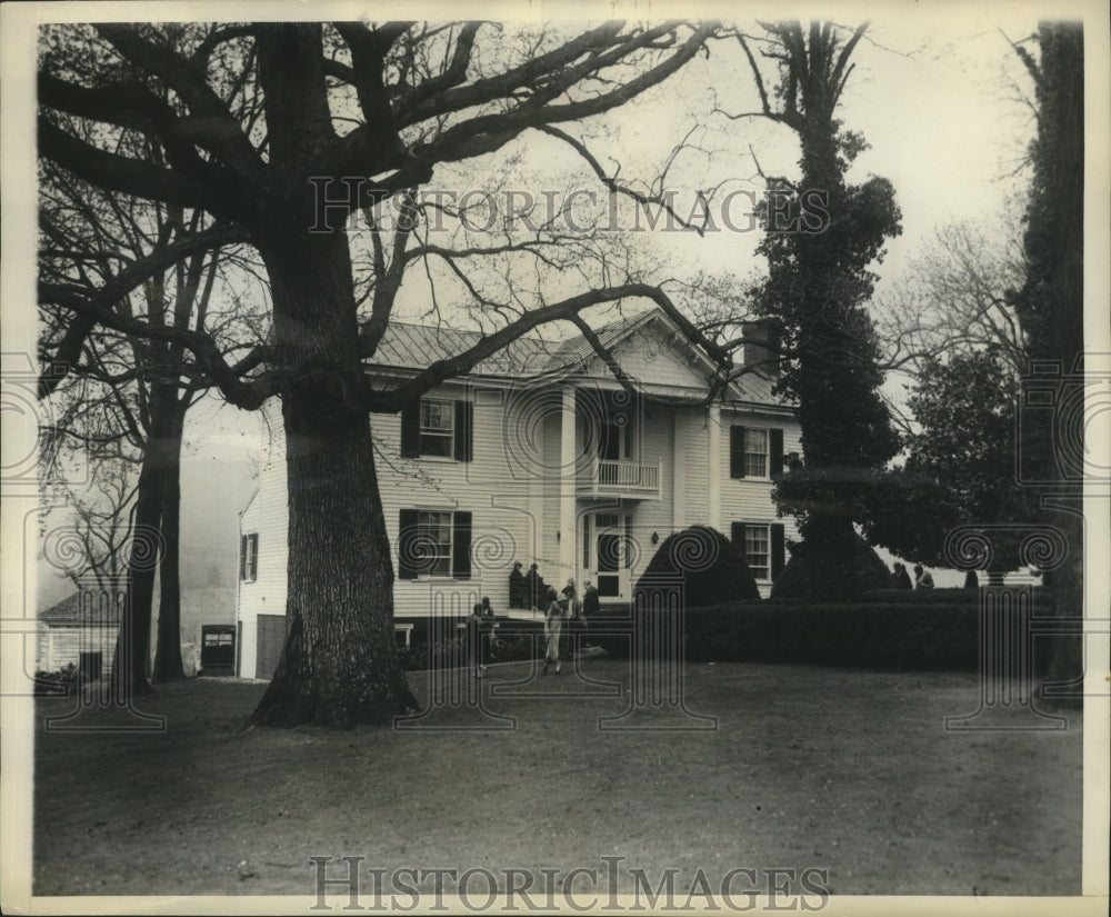 1930 Press Photo The historic home of James Monroe in Virginia - mjx20361-Historic Images