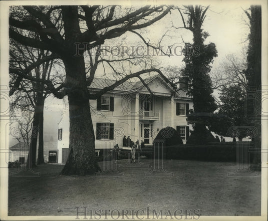 1930 Press Photo The historic home of James Monroe in Virginia - mjx20361-Historic Images
