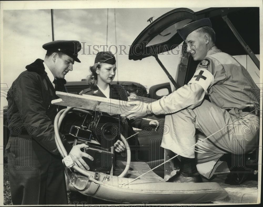 1952 First Aid civil air patrol exercise in Green Bay Wisconsin area - Historic Images