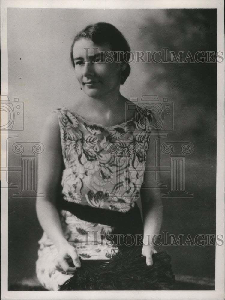 1936 Press Photo Mrs. Alf M. Landon, first lady of Kansas - mjx21519-Historic Images