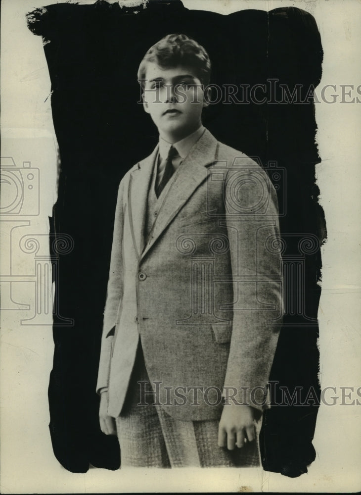 1929 Press Photo Archduke Otto has been put forward for the throne of Hungary - Historic Images