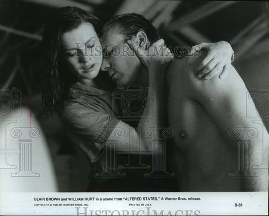 1981 Blair Brown And William Hurt Star In, "Altered States" - Historic Images