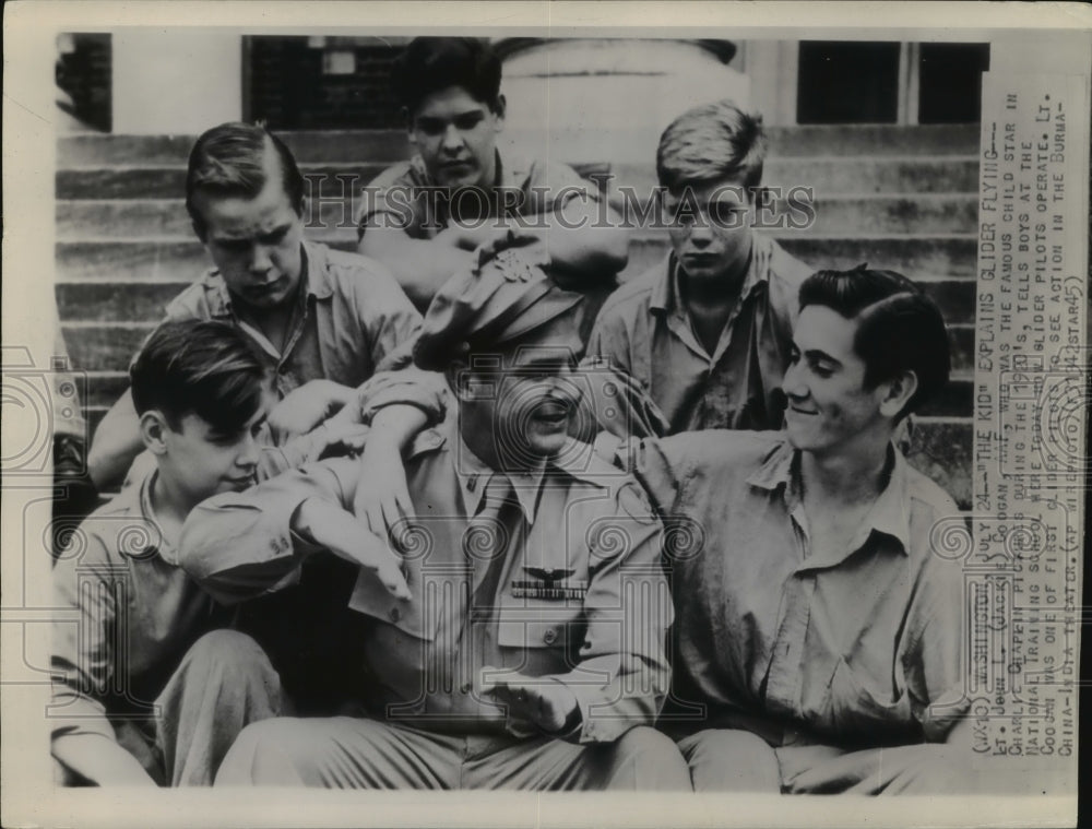 1946 Jackie Coogan with boys at Washington National Training school-Historic Images