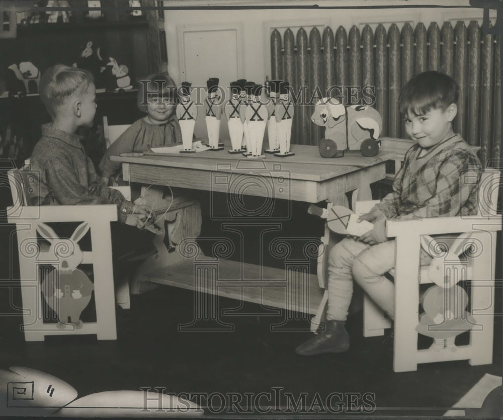 1926 Children at the Junior League Curative Workshop in Wisconsin - Historic Images