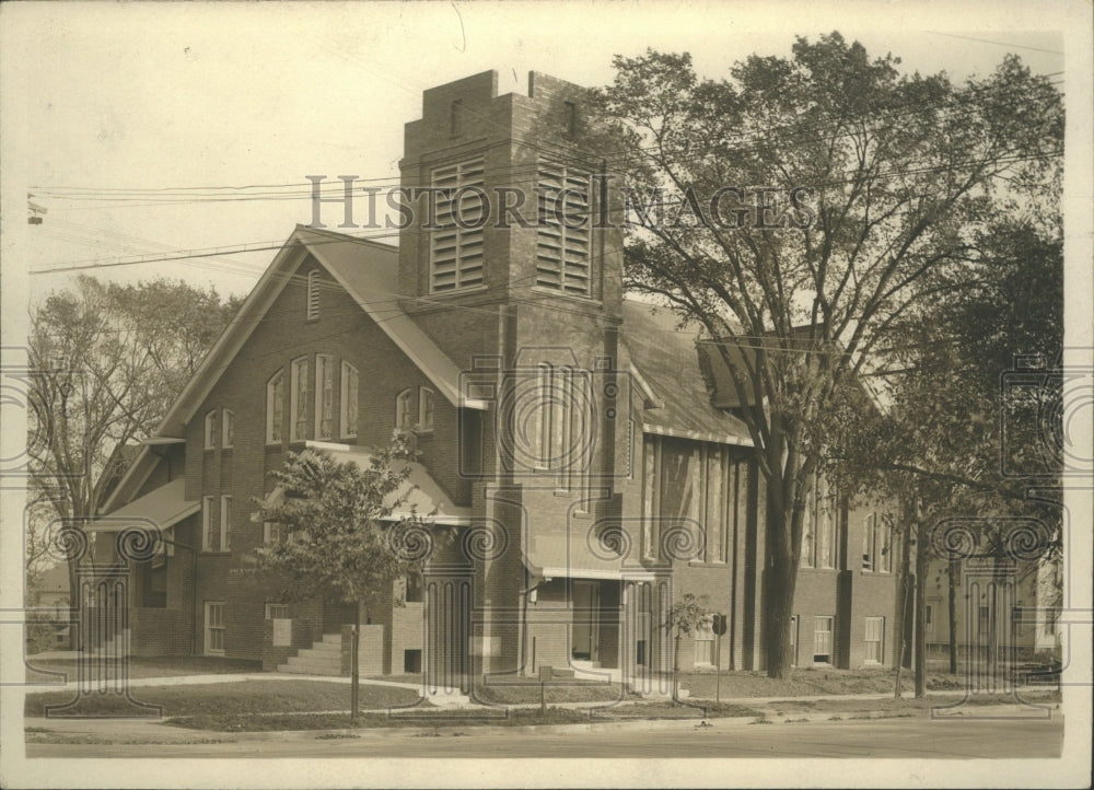 1923 Press Photo Presbyterian Church in West Allis, Wisconsin - mjx23843-Historic Images