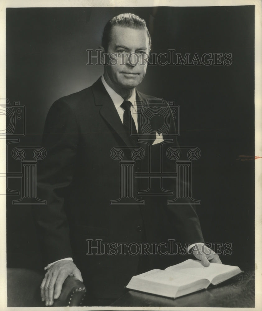 1960 Press Photo Chester Morris of the Play "Advise and Consent" - Historic Images