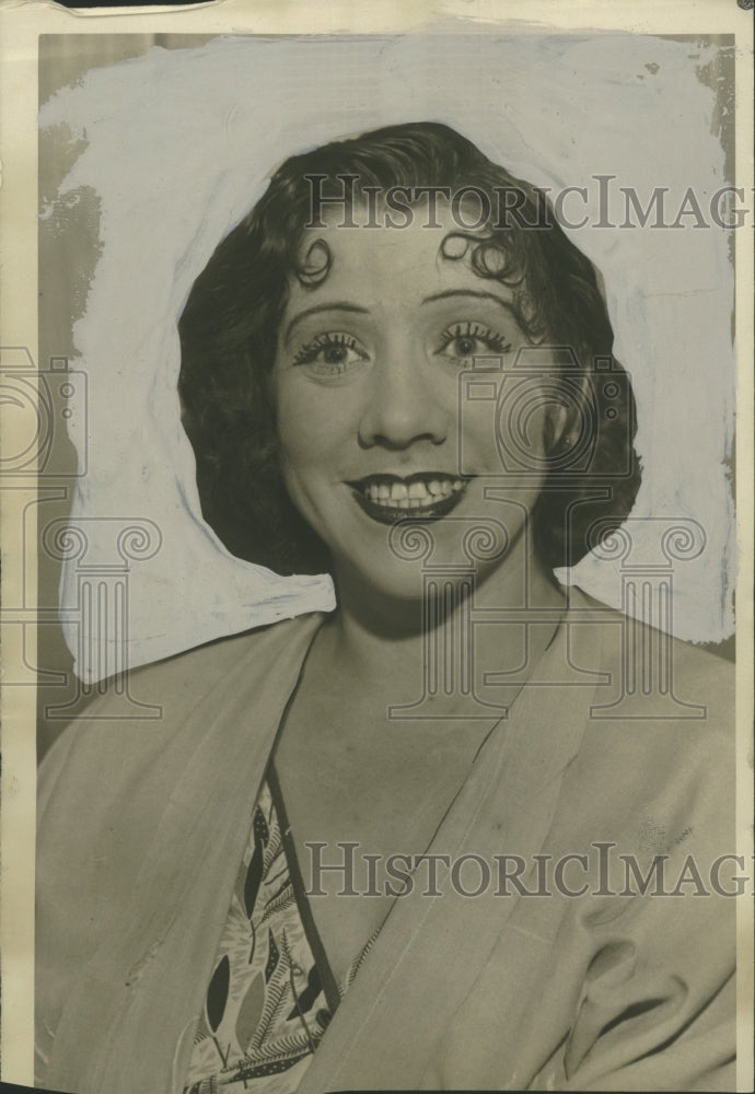 1938 Press Photo Flo Lewis-Milwaukee Born Broadway Entertainer - Historic Images