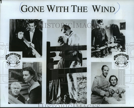 1989 Press Photo Various Scenes From "Gone With The Wind" - Historic Images