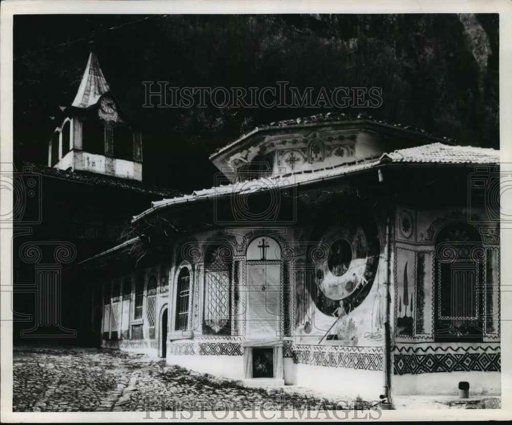 1944 Press Photo Preobrajensky Monastery in Norther Bulgaria - Historic Images