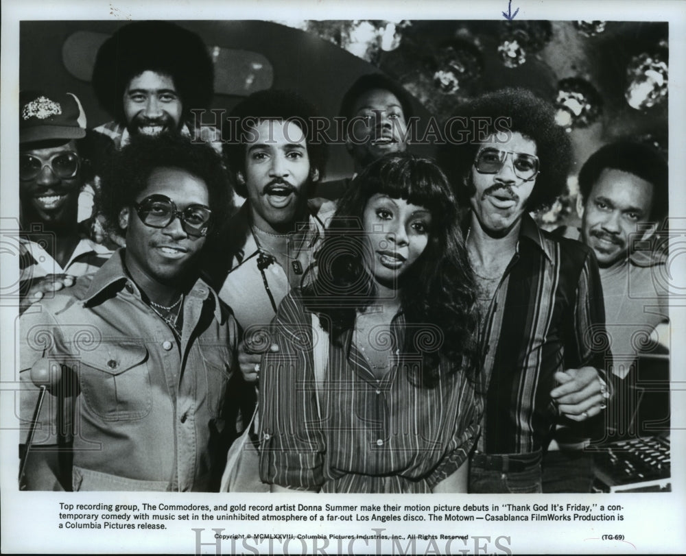 1978 Press Photo Members of the Commodores-Platinum Recording Artists - Historic Images