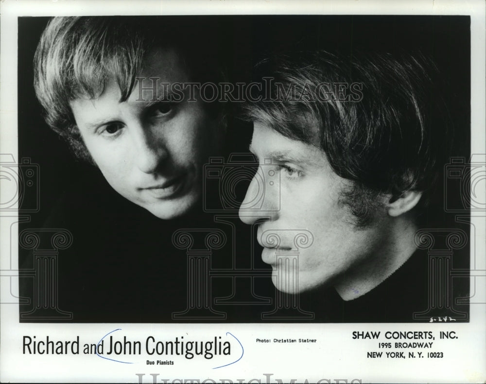 1981 Press Photo Richard and John Contiguglia - Historic Images