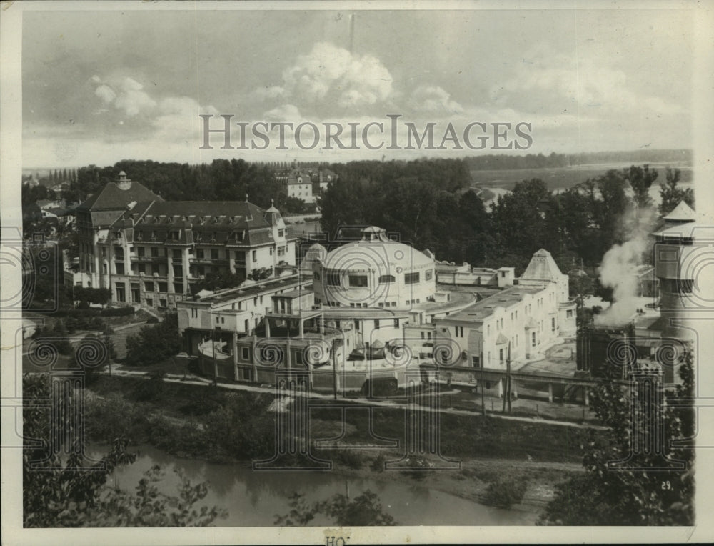 1929 Press Photo The Spa at Piestany, Czechoslovakia, In the Vah Valley - Historic Images