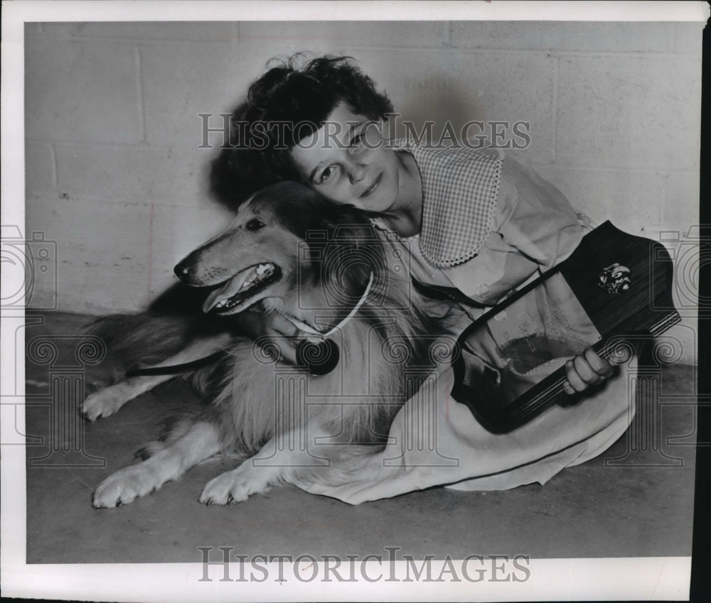 1961 Press Photo Duke was named the most heroic dog in Chicago - Historic Images